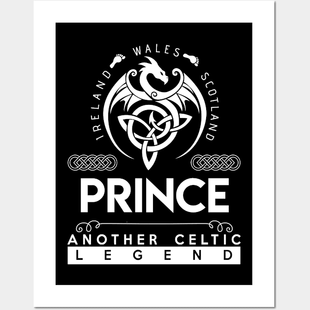 Prince Name T Shirt - Another Celtic Legend Prince Dragon Gift Item Wall Art by harpermargy8920